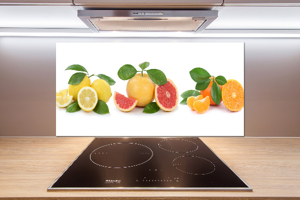 Achterwand keuken Citrusvruchten