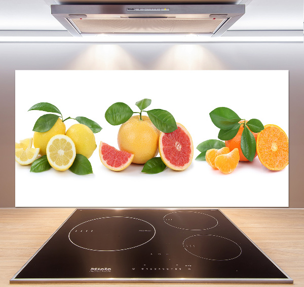 Achterwand keuken Citrusvruchten