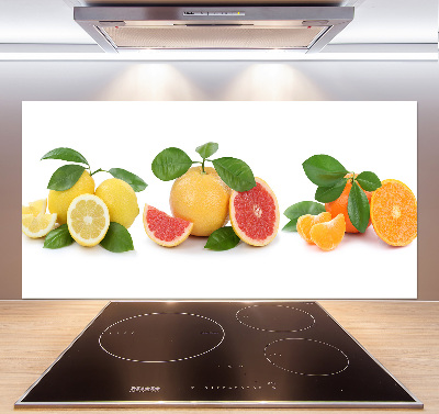 Achterwand keuken Citrusvruchten