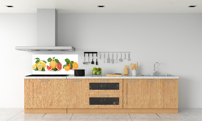 Achterwand keuken Citrusvruchten