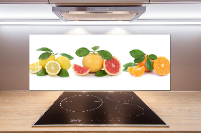 Achterwand keuken Citrusvruchten