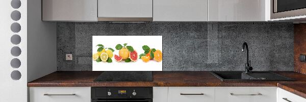 Achterwand keuken Citrusvruchten