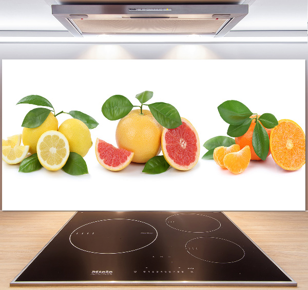Achterwand keuken Citrusvruchten