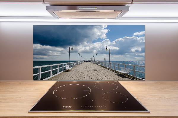 Spatscherm keuken Pier in Orłowo