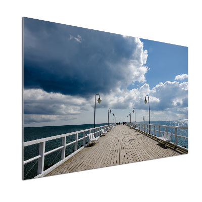 Spatscherm keuken Pier in Orłowo