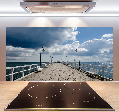 Spatscherm keuken Pier in Orłowo