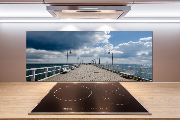 Spatscherm keuken Pier in Orłowo