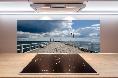 Spatscherm keuken Pier in Orłowo