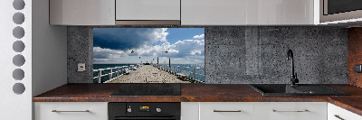 Spatscherm keuken Pier in Orłowo