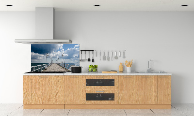 Spatscherm keuken Pier in Orłowo