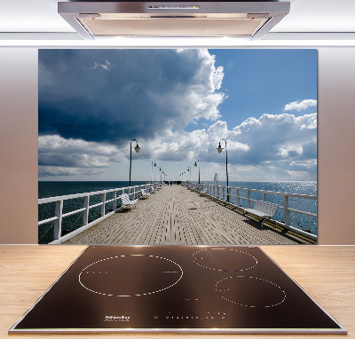 Spatscherm keuken Pier in Orłowo