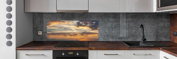 Spatplaat keuken Zonsondergang