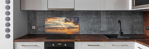 Spatplaat keuken Zonsondergang