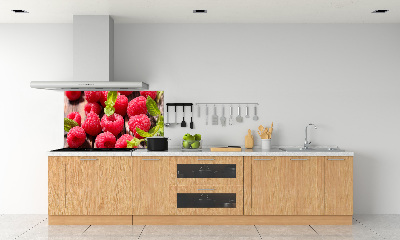 Spatplaat keuken Frambozen