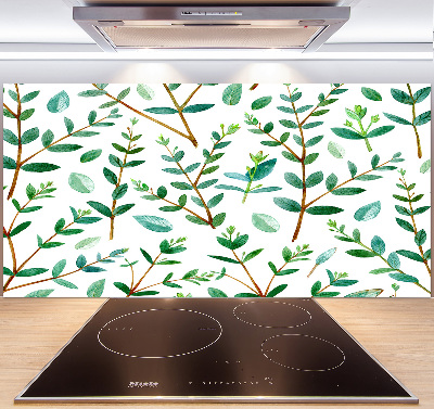 Glazen achterwand keuken Eucalyptus
