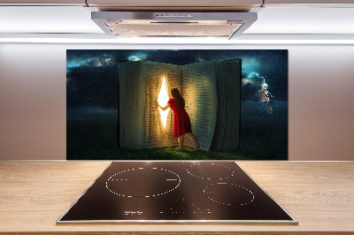 Keuken achterwand De wereld van boeken