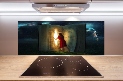 Keuken achterwand De wereld van boeken