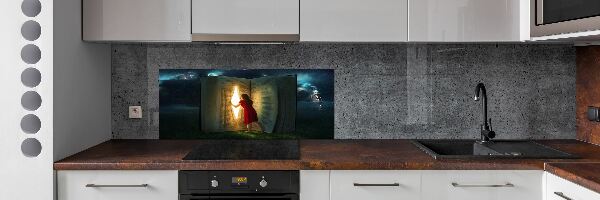 Keuken achterwand De wereld van boeken