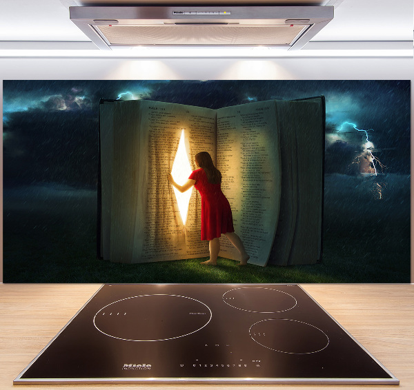 Keuken achterwand De wereld van boeken