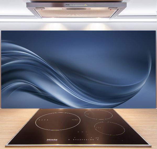 Achterwand keuken Grijze golf