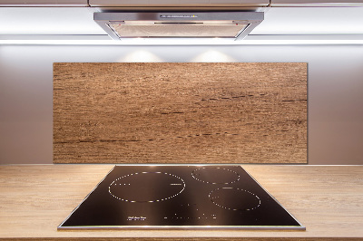 Achterwand keuken Houten achtergrond