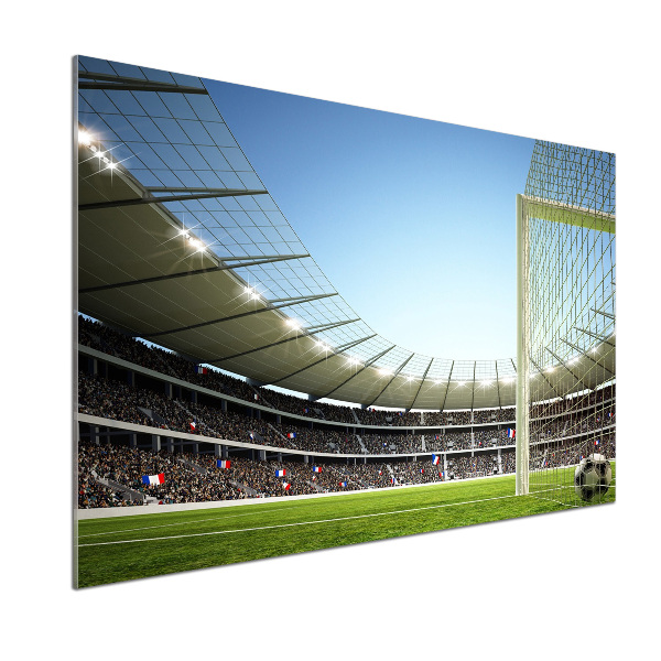 Glazen achterwand keuken Stadion Frankrijk