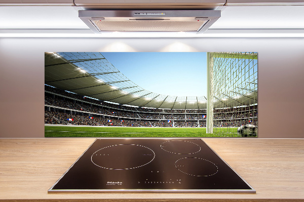 Glazen achterwand keuken Stadion Frankrijk