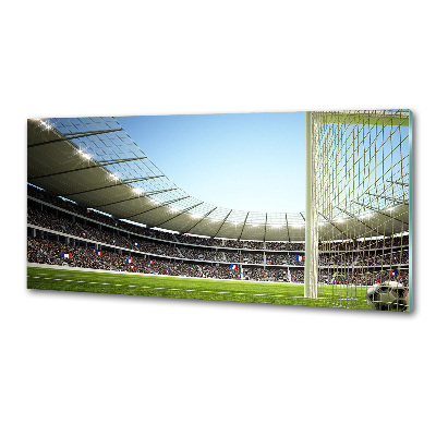 Glazen achterwand keuken Stadion Frankrijk