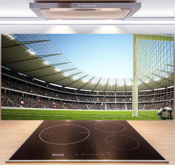 Glazen achterwand keuken Stadion Frankrijk