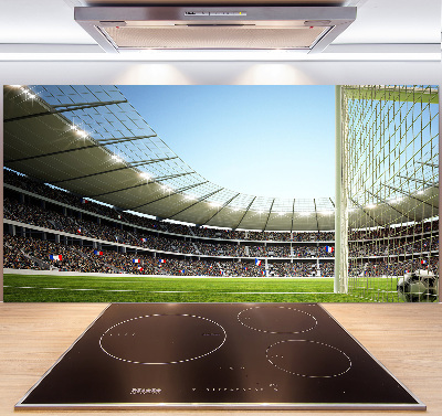 Glazen achterwand keuken Stadion Frankrijk