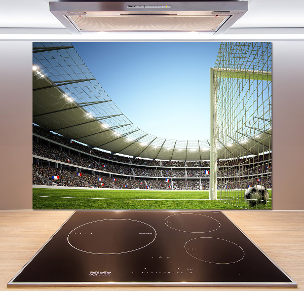 Glazen achterwand keuken Stadion Frankrijk