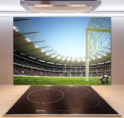 Glazen achterwand keuken Stadion Frankrijk