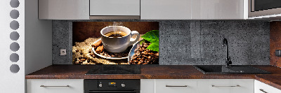 Spatplaat keuken Een kopje koffie