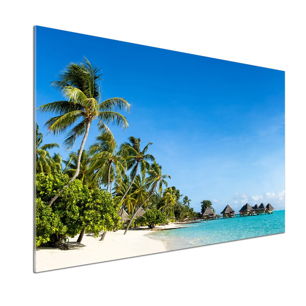 Spatplaat keuken Caribisch strand