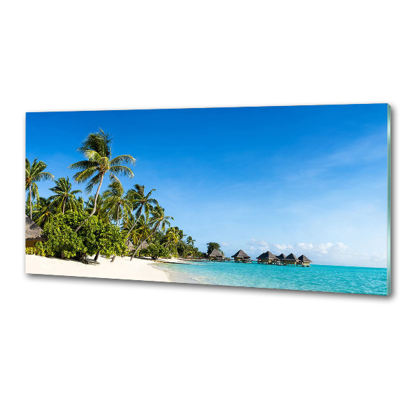 Spatplaat keuken Caribisch strand