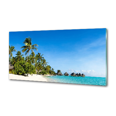 Spatplaat keuken Caribisch strand