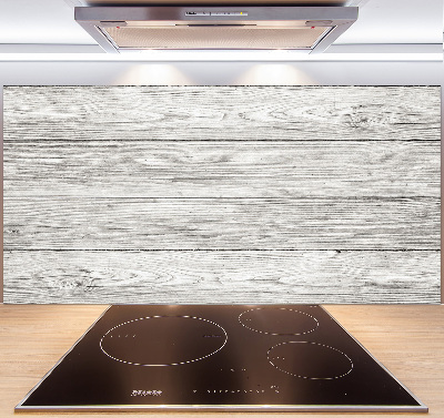 Spatplaat keuken Houten achtergrond