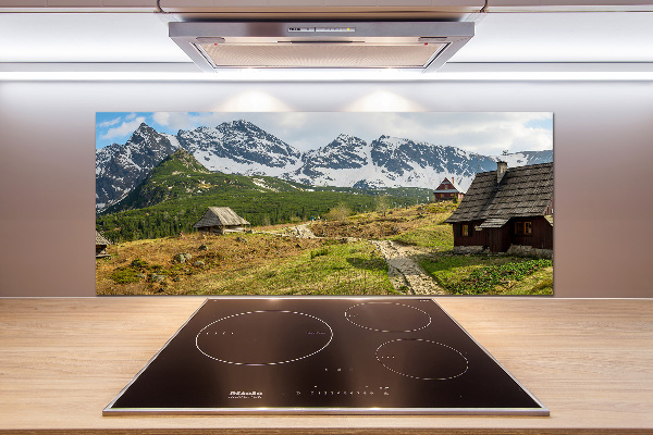 Achterwand keuken Tatragebergte weiden