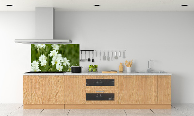 Spatplaat keuken Lentebloemen