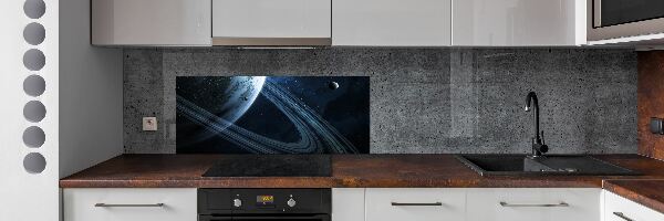 Spatscherm keuken Planeet