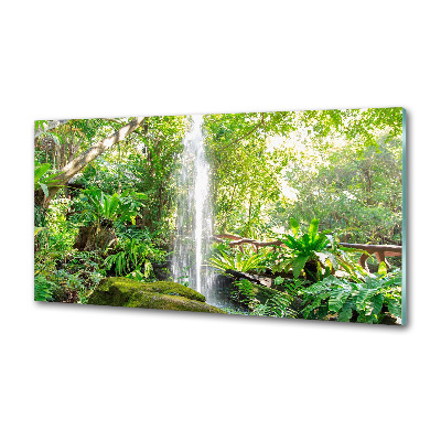 Glazen achterwand keuken Waterval