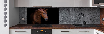 Keuken achterwand Bruin paard