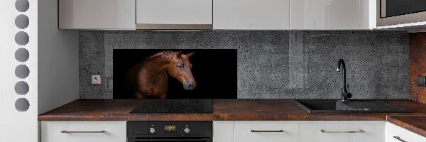 Keuken achterwand Bruin paard