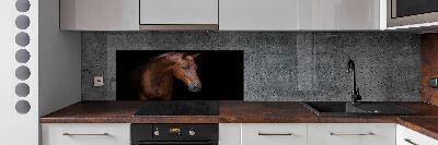 Keuken achterwand Bruin paard