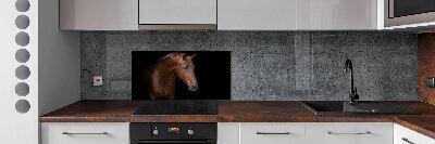 Keuken achterwand Bruin paard