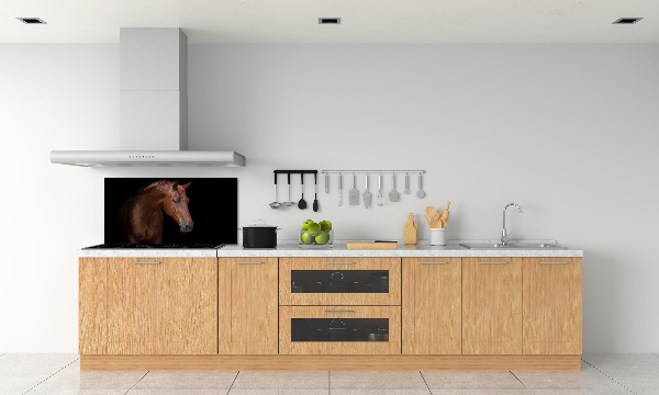 Keuken achterwand Bruin paard