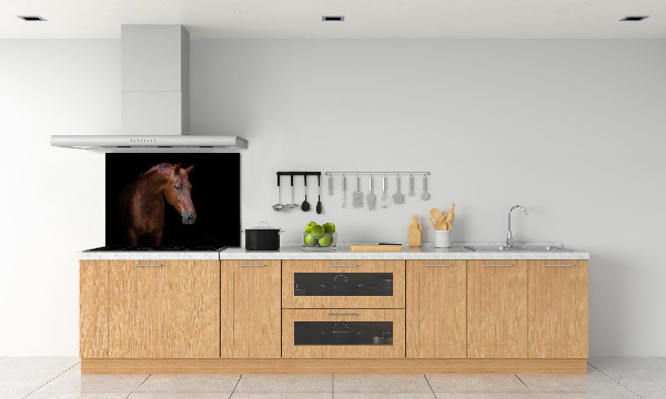 Keuken achterwand Bruin paard