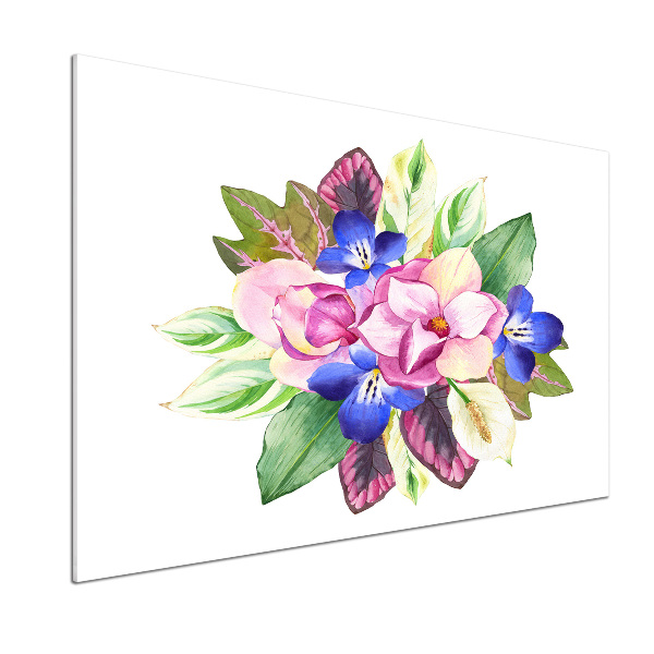 Achterwand keuken Een boeket bloemen