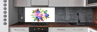 Achterwand keuken Een boeket bloemen