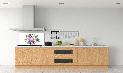 Achterwand keuken Een boeket bloemen